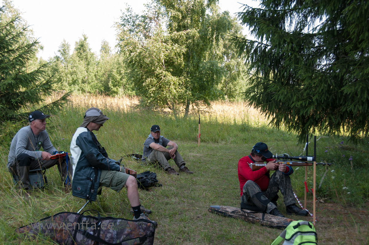 Squad of four shooters