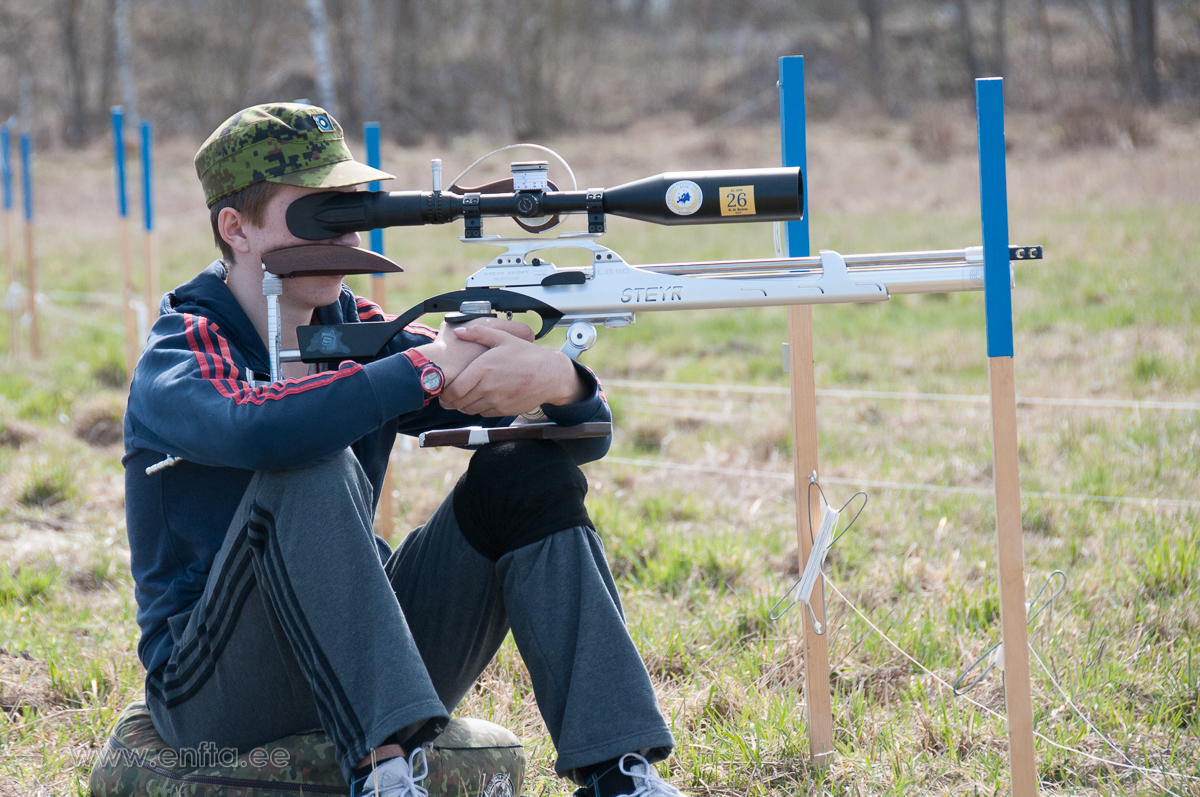 Rein Jr Reinu, Steyr LG 110 FT, Nikko Stirling Targetmaster 10-50x60