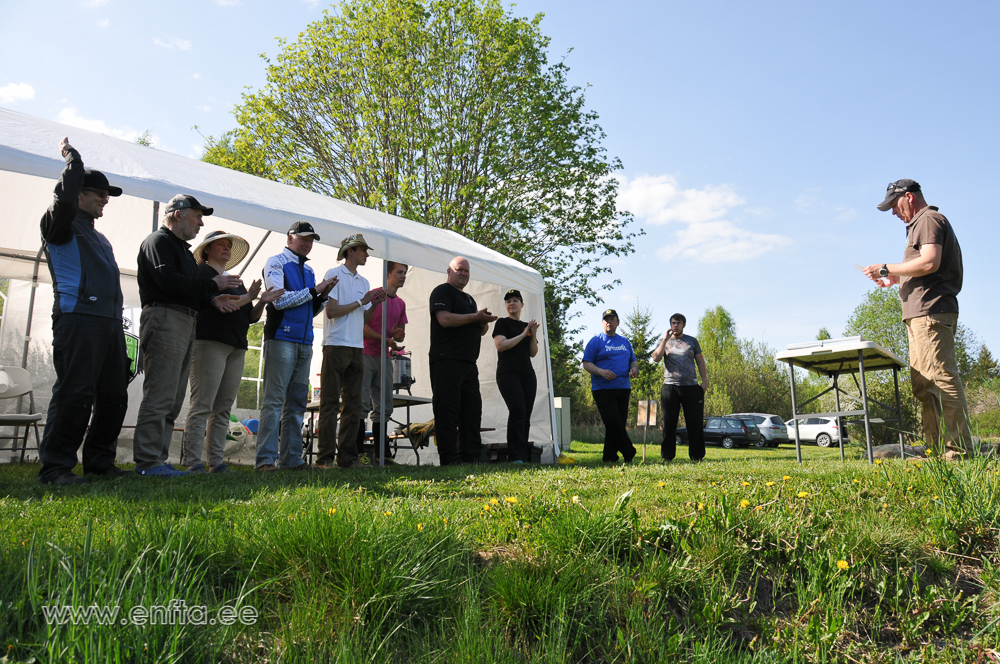 aplaus Alarile, igati tubli tulemuse eest esimesel võistlusel